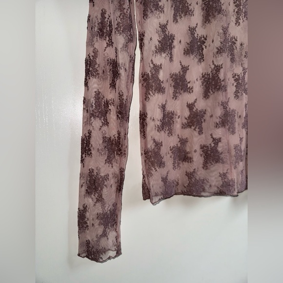 Free People Intimately Lady Lux Lace Top Women’s Size XL Tan/Mauve - Picture 6 of 8